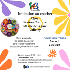 Lire la suite à propos de l’article Atelier  Crochet Debutant