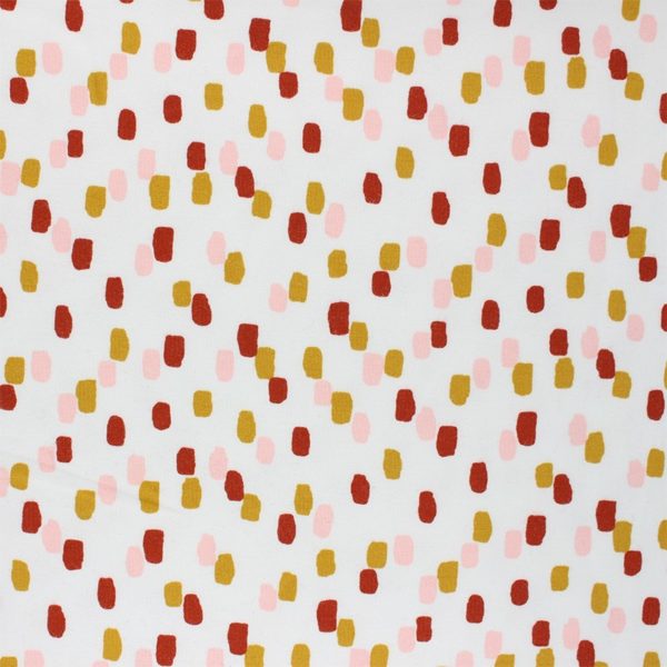 tissu-sweat- bio poppy-stripes-blanc-