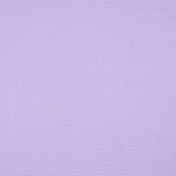 double gaze de coton bio LILAS