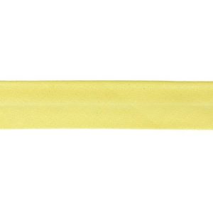 Biais de coton bio uni Jaune ST 0659