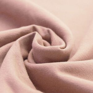 Jersey coton Bio Uni Rose nude 0650