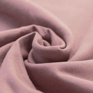 Jersey coton Bio Uni Vieux Rose 0650